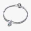 Blue Eternity Circle Dangle Charm – Sterlingsilber Blue Eternity Circle Dangle Charm – Sterlingsilber