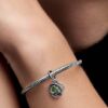 Blue Eternity Circle Dangle Charm – Sterlingsilber Blue Eternity Circle Dangle Charm – Sterlingsilber