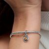Blue Eternity Circle Dangle Charm – Sterlingsilber Blue Eternity Circle Dangle Charm – Sterlingsilber