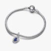 Blue Eternity Circle Dangle Charm – Sterlingsilber Blue Eternity Circle Dangle Charm – Sterlingsilber