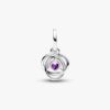Blue Eternity Circle Dangle Charm – Sterlingsilber Blue Eternity Circle Dangle Charm – Sterlingsilber