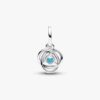 Blue Eternity Circle Dangle Charm – Sterlingsilber Blue Eternity Circle Dangle Charm – Sterlingsilber