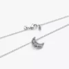 Halbmond-Anhänger-Halskette aus Sterlingsilber Halbmond-Anhänger-Halskette aus Sterlingsilber