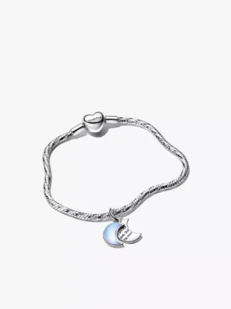Halbmond-Charm-Armband-Set, 2er-Set