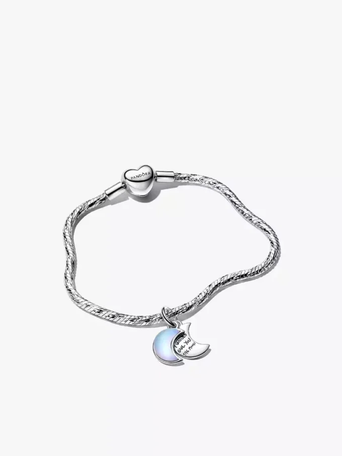 Halbmond-Charm-Armband-Set, 2er-Set Halbmond-Charm-Armband-Set, 2er-Set