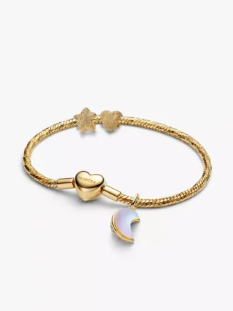Halbmond-Charm-Armband-Set, 4er-Set