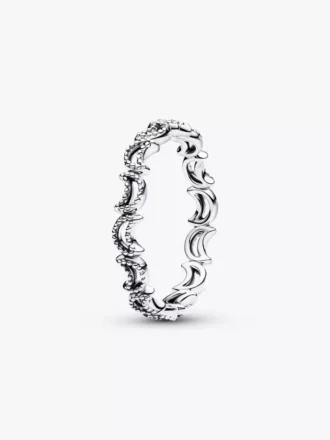 Halbmondring aus Sterlingsilber