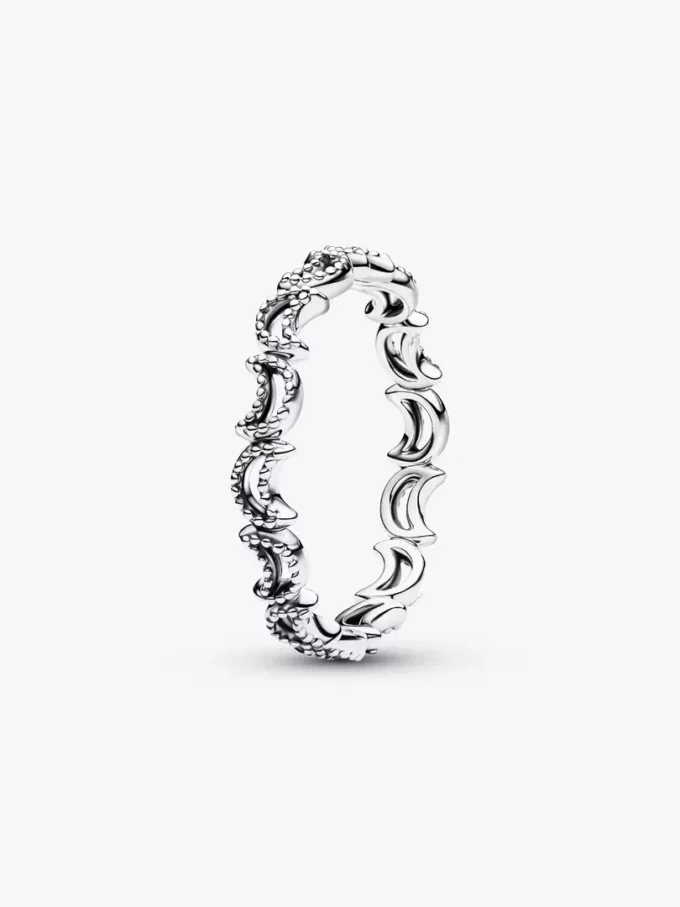 Halbmondring aus Sterlingsilber Halbmondring aus Sterlingsilber