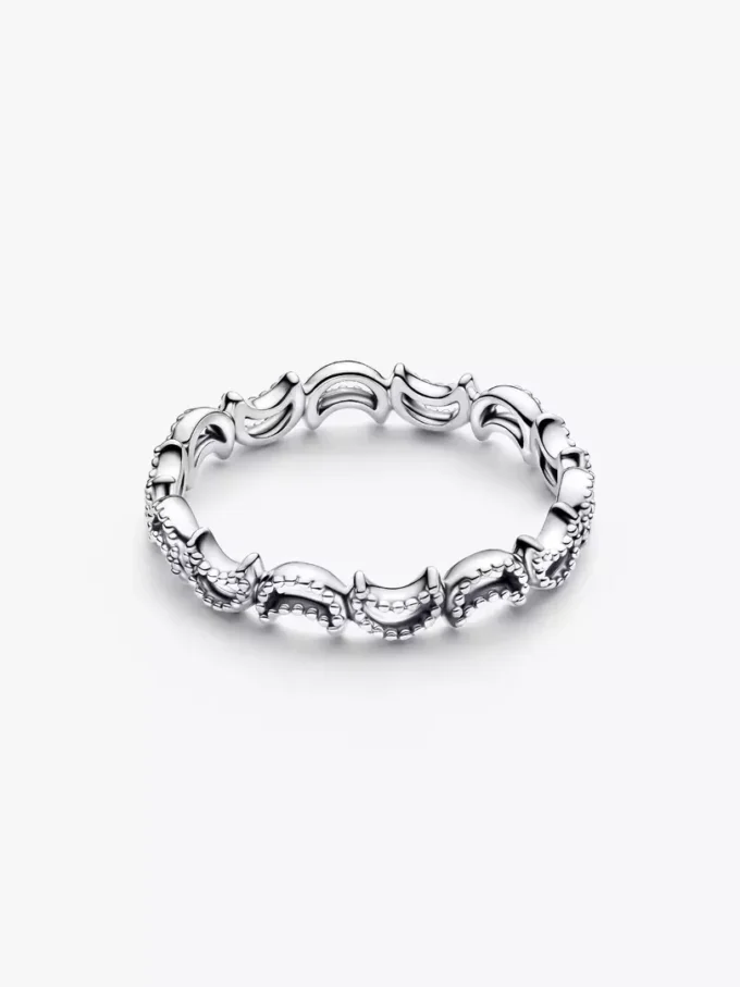 Halbmondring aus Sterlingsilber Halbmondring aus Sterlingsilber