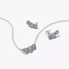Halo Heart Trio Schmuck-Geschenkset aus Sterlingsilber Halo Heart Trio Schmuck-Geschenkset aus Sterlingsilber
