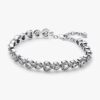 Halo Hearts Armband – Sterlingsilber