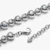 Halo Hearts Armband – Sterlingsilber