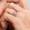 Halo Hearts Ring aus Sterlingsilber Halo Hearts Ring aus Sterlingsilber