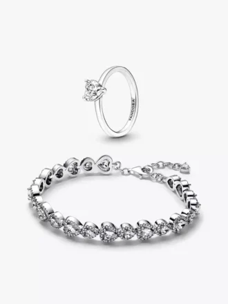 Halo Hearts Schmuckset, 2er-Set
