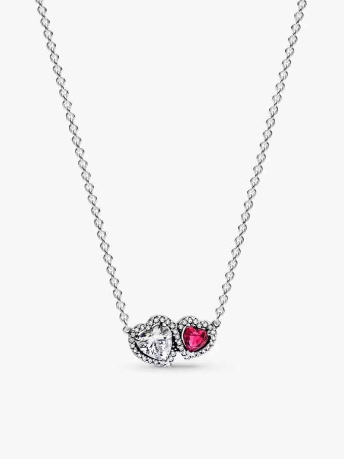 Geschenkset aus Sterlingsilber mit Herz-Halo-Motiv, 3er-Set Geschenkset aus Sterlingsilber mit Herz-Halo-Motiv, 3er-Set