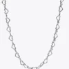 Drehbare Herz-Pfeil-Charm-Halskette, 2er-Set Drehbare Herz-Pfeil-Charm-Halskette, 2er-Set