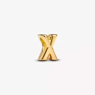 Buchstabe X Alphabet-Charm, 14 Karat vergoldet Buchstabe X Alphabet-Charm, 14 Karat vergoldet