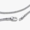 Halskette mit Nietenverschluss – Sterlingsilber Halskette mit Nietenverschluss – Sterlingsilber