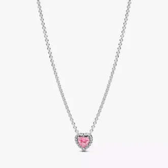 Schmuckset mit rosa Herzen, 3-teilig