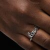 Handwritten Love Ring – Sterlingsilber