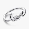 Handwritten Love Ring – Sterlingsilber