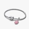 Happy Birthday to You-Armband-Set mit Nieten-Charms – 2er-Set