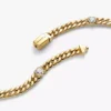 Herz-Cuban-Armband, 14-karätig vergoldet Herz-Cuban-Armband, 14-karätig vergoldet