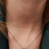 Herz-Halskette aus Sterlingsilber