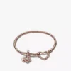 Herz-&-Mama-Dangle-Charm-&-Armband-Set, 2er-Set