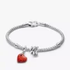 Herz- und Pfeil-Charm-Armband-Set, 3er-Set Herz- und Pfeil-Charm-Armband-Set, 3er-Set