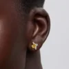 Honigbienen-Ohrringe, 14 Karat vergoldet