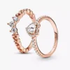 Hopeless Romantic Versprechungsring-Set, 2er-Set