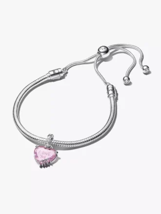 „I love you mom“-Armbänder-Geschenkset aus Sterlingsilber
