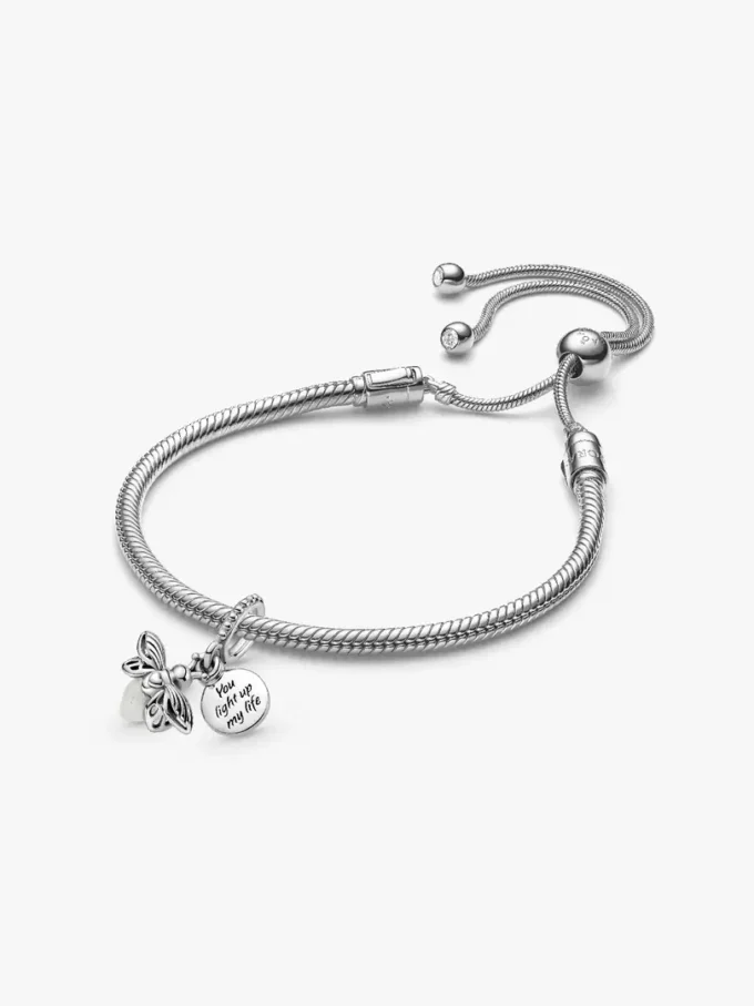 Im Dunkeln leuchtendes Glühwürmchen-Armband-Geschenkset aus Sterlingsilber Im Dunkeln leuchtendes Glühwürmchen-Armband-Geschenkset aus Sterlingsilber