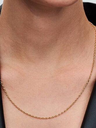 Infinity Chain Halskette – 14 Karat vergoldet