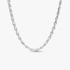 Infinity-Halskette – Sterlingsilber