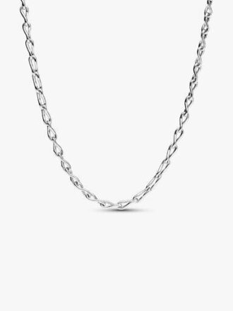 Infinity-Halskette – Sterlingsilber