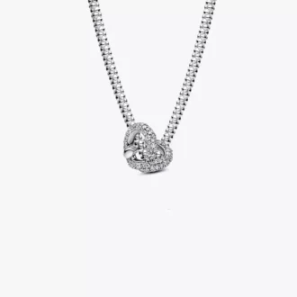 Infinity Heart Halsketten-Set, 2er-Set