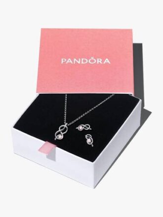 Infinity Knot Schmuck-Geschenkset – Sterlingsilber