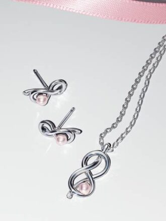 Infinity Knot Schmuck-Geschenkset – Sterlingsilber