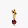 Januar-Dangle Charm-Halsketten-Set mit gravierbarer Kette, 3er-Set Januar-Dangle Charm-Halsketten-Set mit gravierbarer Kette, 3er-Set