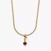 Juli Eternity Circle Dangle Charm Halskette, 2er-Set Juli Eternity Circle Dangle Charm Halskette, 2er-Set