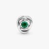 „July True Red Eternity Circle“-Charm – Sterlingsilber