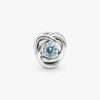 „July True Red Eternity Circle“-Charm – Sterlingsilber