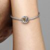 „July True Red Eternity Circle“-Charm – Sterlingsilber