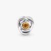 „July True Red Eternity Circle“-Charm – Sterlingsilber