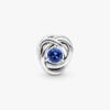 „July True Red Eternity Circle“-Charm – Sterlingsilber