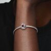 „July True Red Eternity Circle“-Charm – Sterlingsilber