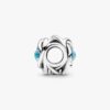„July True Red Eternity Circle“-Charm – Sterlingsilber