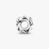 „July True Red Eternity Circle“-Charm – Sterlingsilber